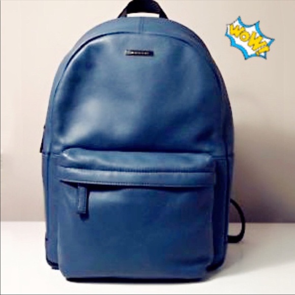 mk blue backpack